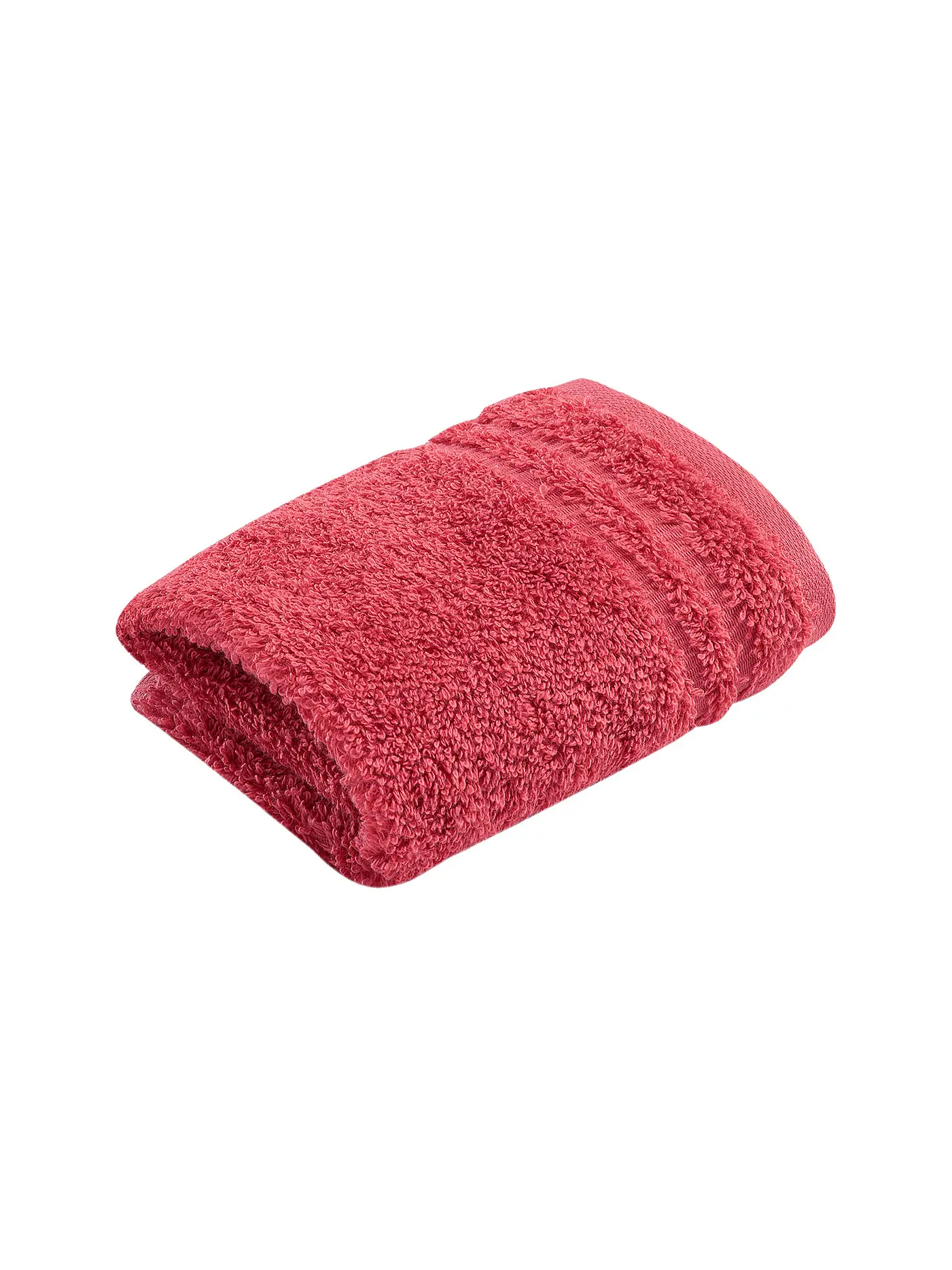 VOSSEN | Seiftuch "Vienna Style" 30x30cm (Weiss) | rosa